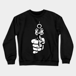 Pew Pew Handgun Pistol Crewneck Sweatshirt